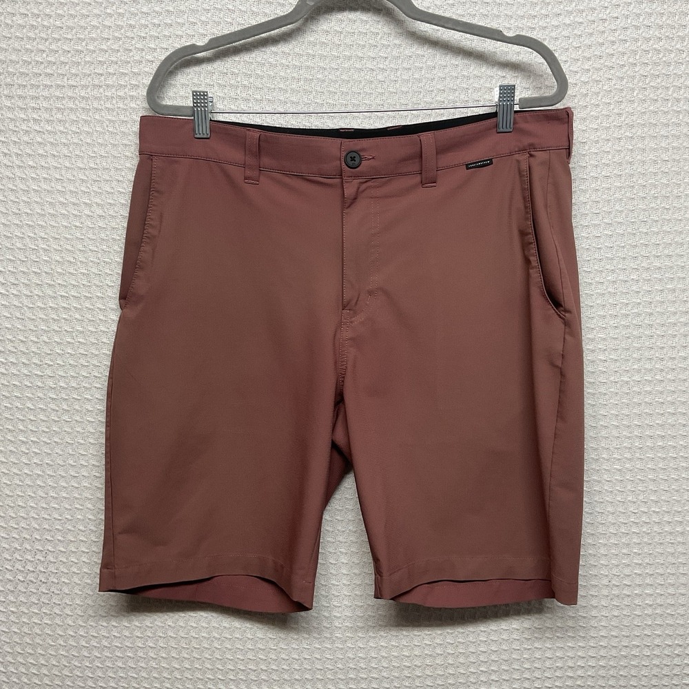 Travis Mathew Shorts Mens 36 Roan Rouge Performance Golf Chino‎ Wanderlust 9"